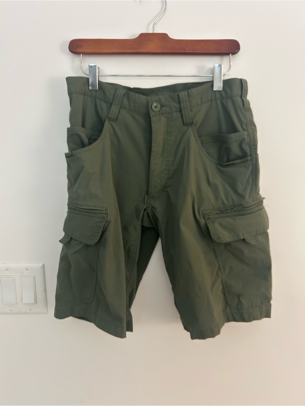 Propper Tactical Cargo Shorts Mens 30 Olive Green Military Utility Hiking